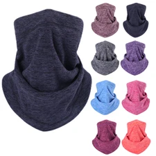Winter Neck Warmer Gaiter Fleece Windproof Face Mask Cover Cold Weather Scarf