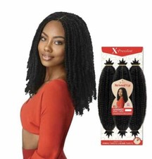 Outre X-Pression Twisted Up Crochet Braid   Springy Afro Twist 24  Color 2