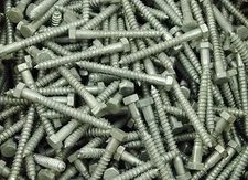 (65) Hex Head 3/8 x 3-1/2 Lag Bolts Galvanized Wood Screws