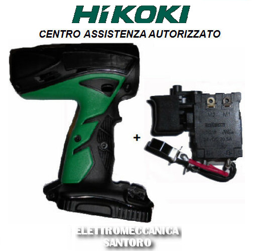 Rinnova il tuo Hitachi DV14DCL2: Scocca + Interruttore HiKOKI Originale