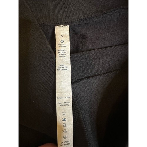 Lululemon Women's Gray Cropped Leggings Size 6 Yoga Training Activewear - Picture 5 of 10