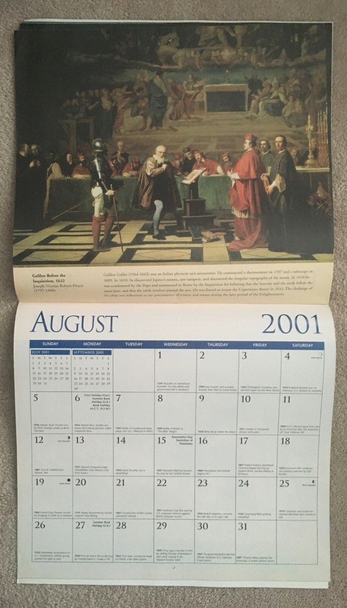 　MILLENNIUM　CALENDAR PLATE 2001 Decorative Plate Year 2000 Millennium Calendar Plate 9.5