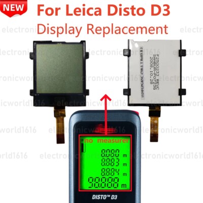 Display For Leica DISTO D3 Laser Distance Bluetooth Meter LCD Screen Repair Part