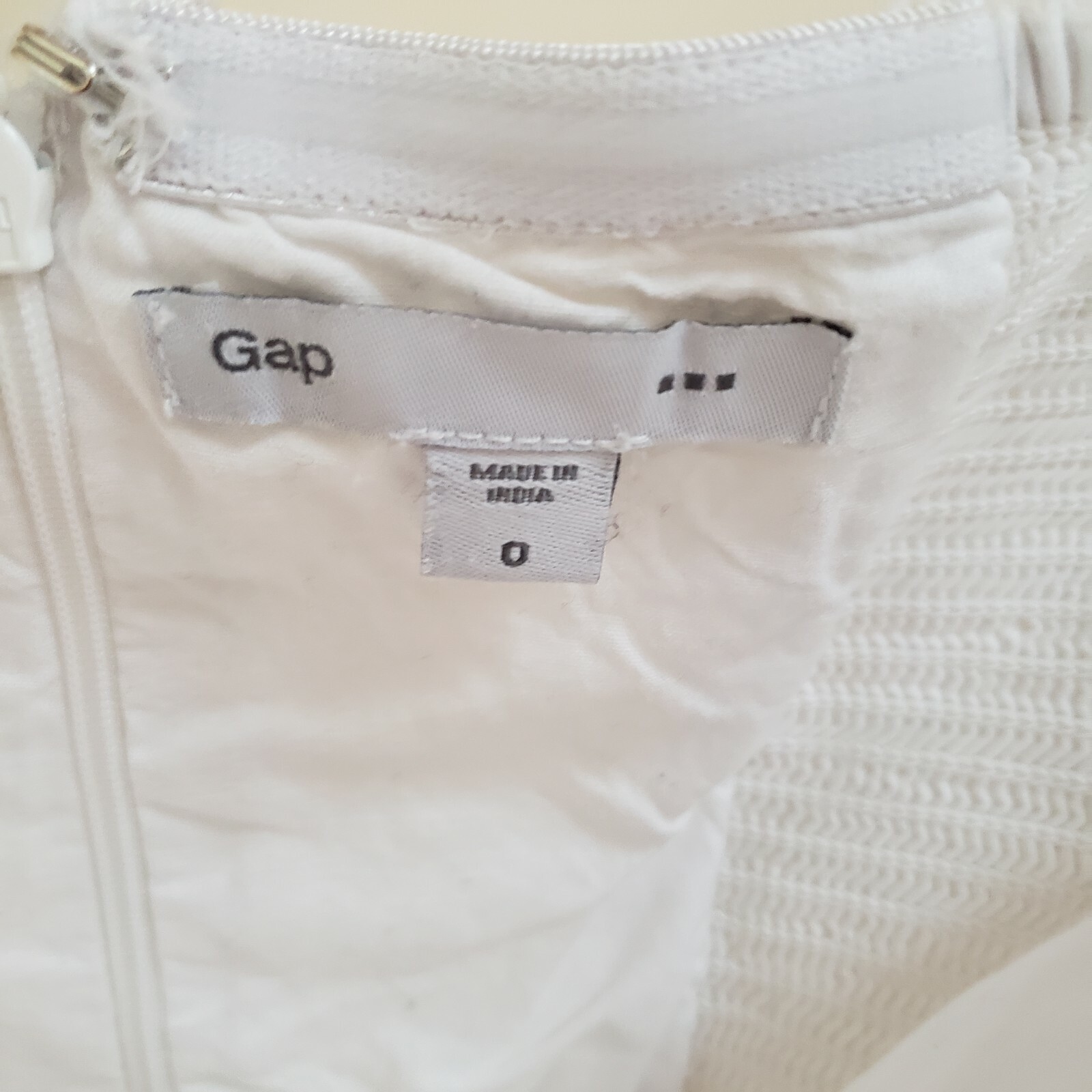Gap White Eyelet Embroidery Pattern Strapless Min… - image 8