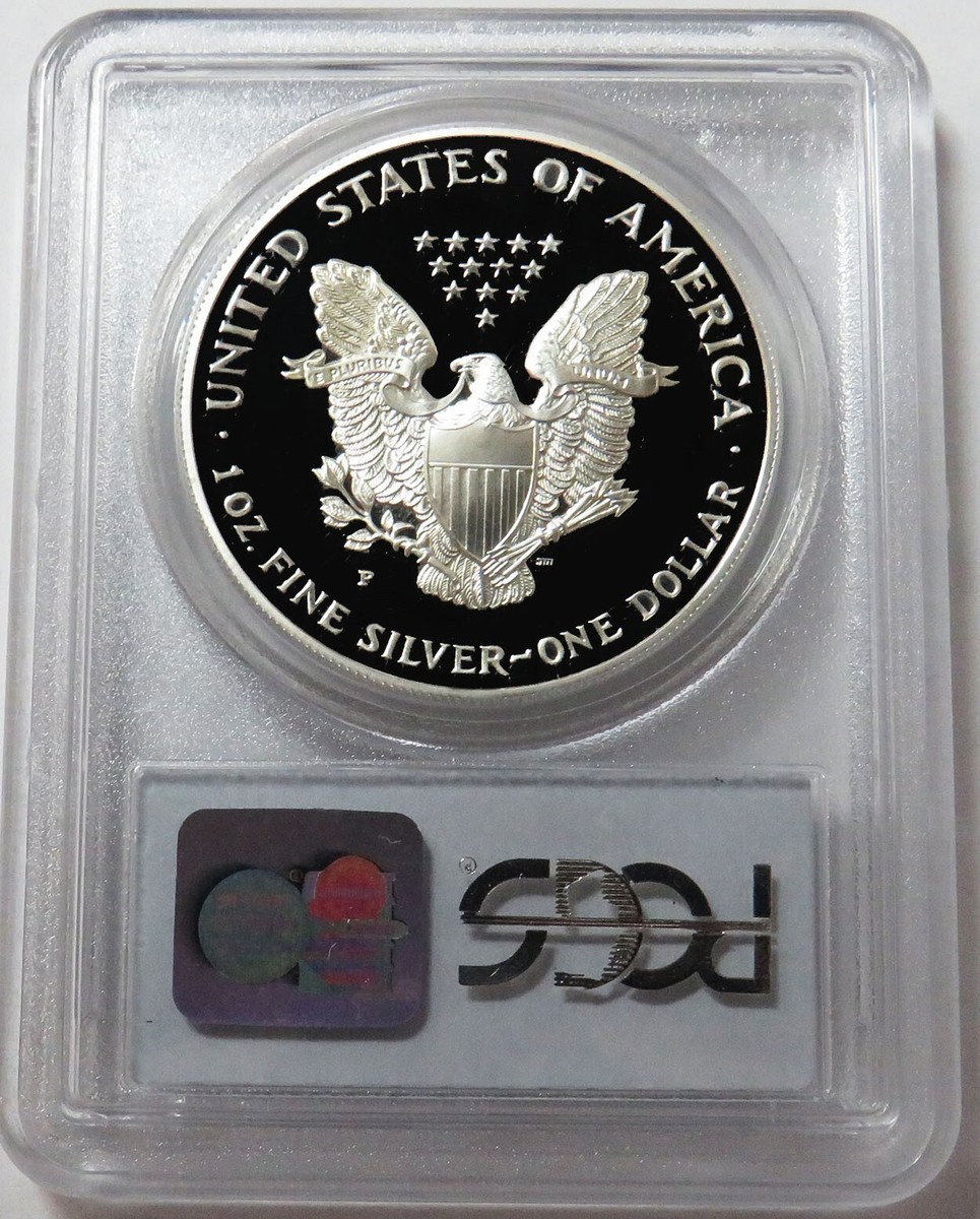 1995 P AMERICAN SILVER EAGLE $1 PROOF 1 oz COIN PCGS PF 69 DCAM | eBay