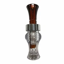 Echo Calls Timber Poly Double Reed Duck Call, Bourbon/Water
