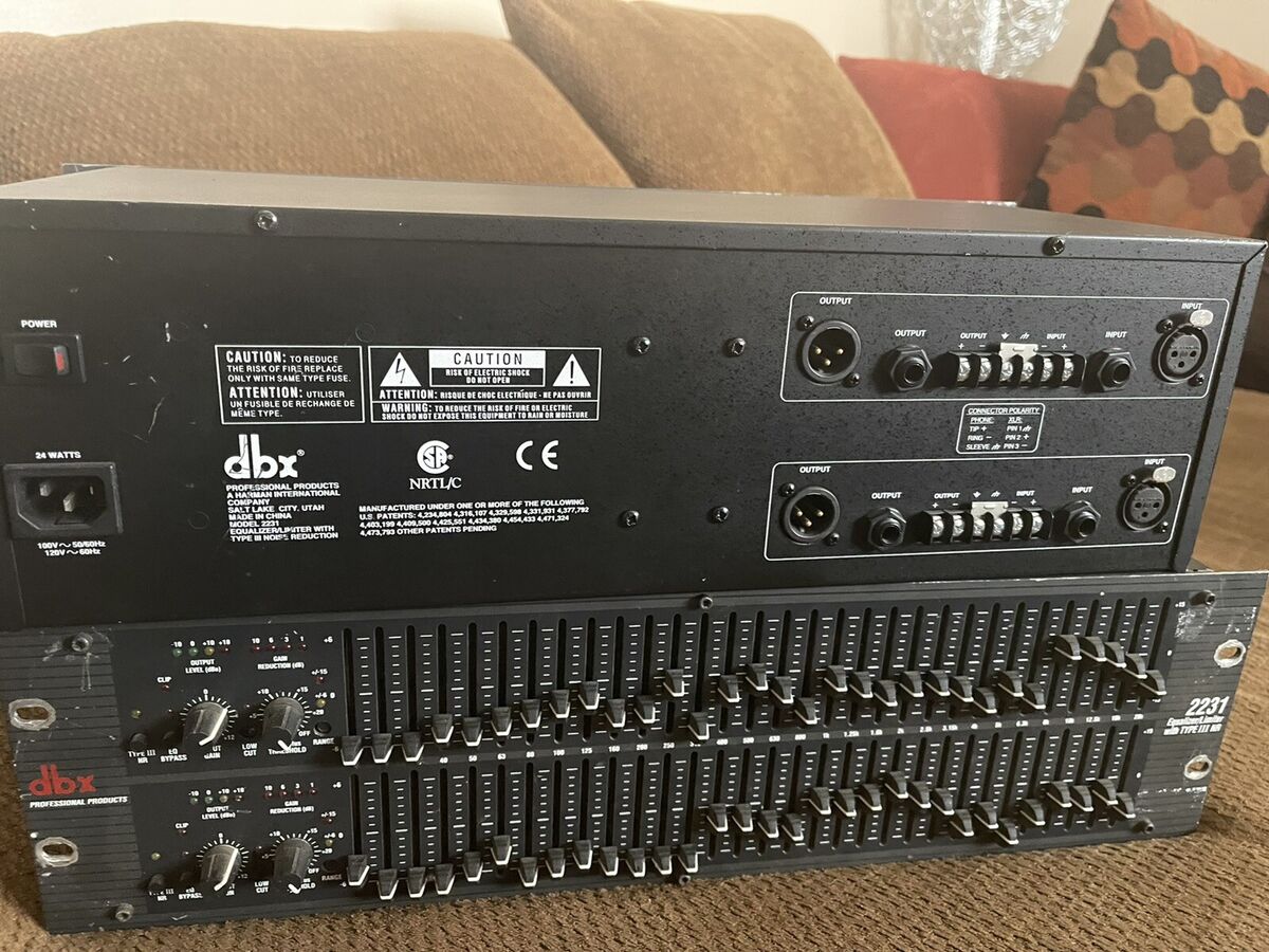 DBX 2231 Graphic Equalizer/Limiter with Type III | eBay DBX 2231 Graphic Equalizer/Limiter with Type III | eBay