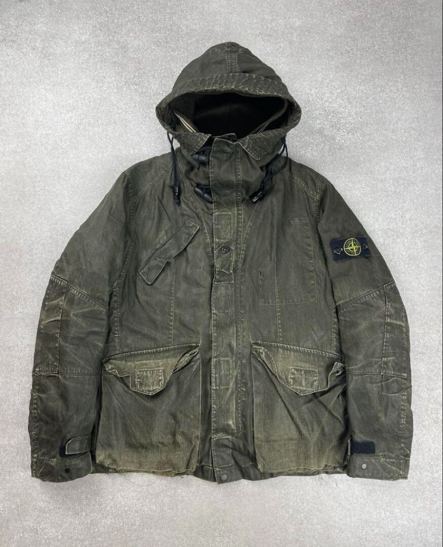 Stone Island Archive Military Jacket Size L Damaged Pocket