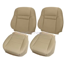 For 2003 2004 2005 2006 2007 Honda Accord Sedan Driver Passenger Seat Cover Tan