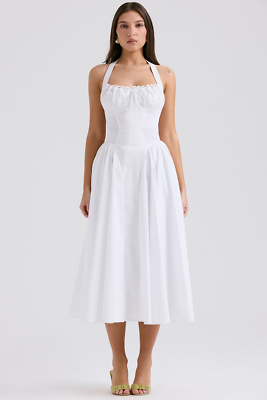 off white silk dress Jane Summers Keats Off White Tea Length Wedding Reception and Bridal Party Dress 2 / Off White , female , adult