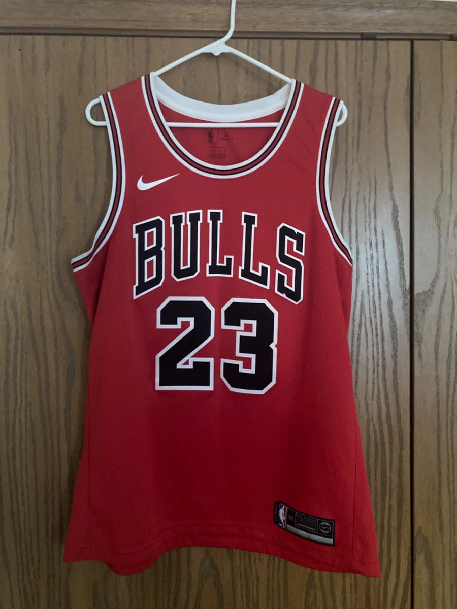 Men's Chicago Bulls Michael Jordan #23 White Replica Swingman