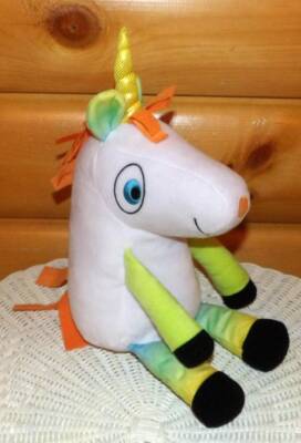 Bob Shea White with Pastel Color Accents Unicorn 12'' Plush Kohls Promo