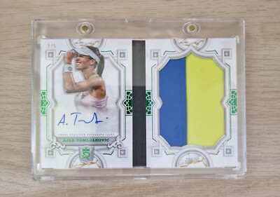 2024 Topps Royalty Tennis - Ajla Tomljanovic 1/5 Autogramm Jumbo Relic Booklet