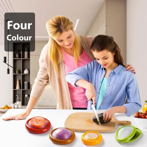 Silicon Avocado, Saver And Tomato, Holder Reusable Storage Containers For Fridge - Picture 2 of 9