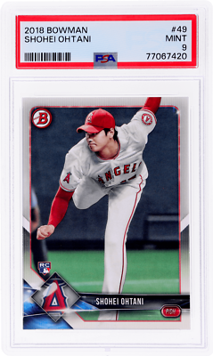 その他 2018 Shohei Ohtani Bowman #49 Rookie 2018 Bowman Shohei Ohtani #49 PSA 9 Rookie RC | eBay
