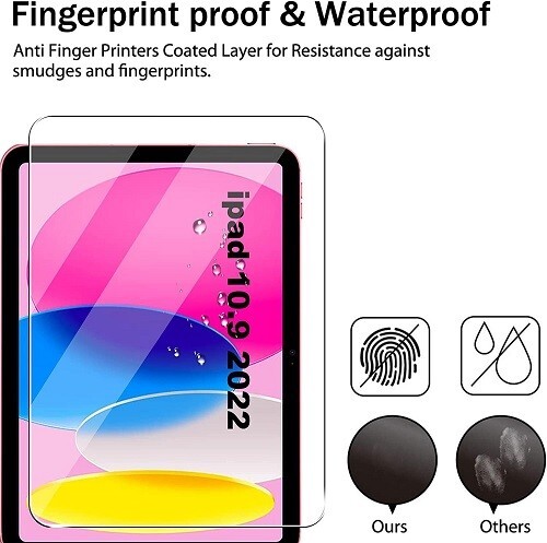 Apple iPad 10.9" 10th Generation Ultra Responsive 0.33mm Thin Screen Saver Film - Afbeelding 4 van 4