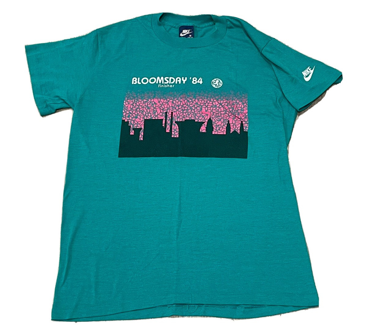 Vintage 1984 Nike Bloomsday t shirt size medium single