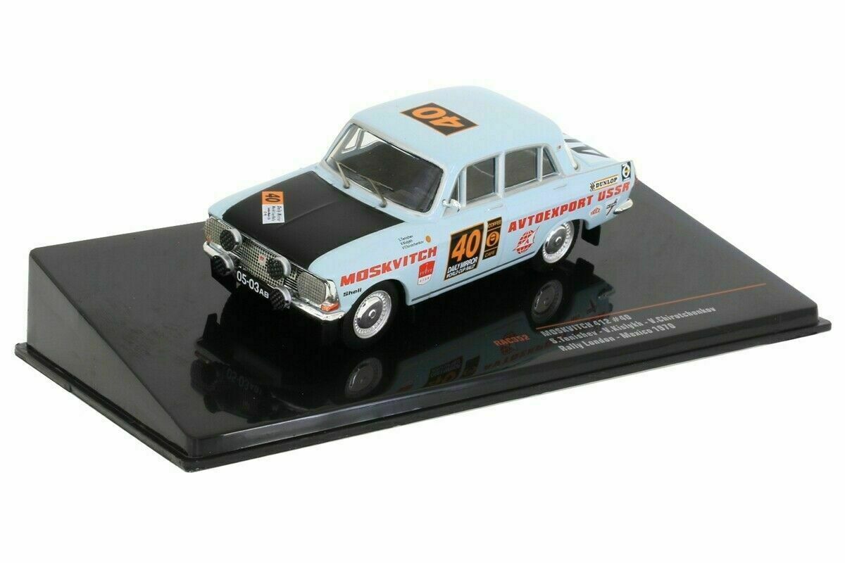Moskvitch 412 miniature 1/43 cadeau idéal pour passionné auto rétro