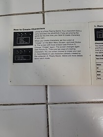 ULTIMA EXODUS : (NES , 1988) = **INSTRUCTION MANUAL ONLY **