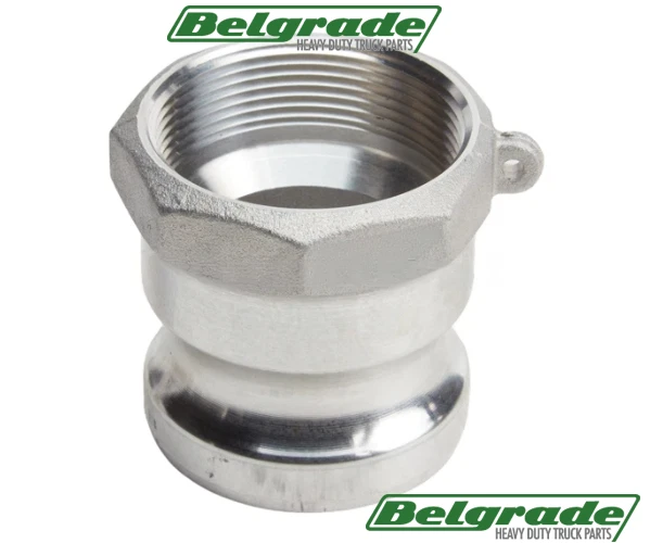 (2 Pack!) Aluminum 2" Male Camlock x 2" Female NPT | 200-A-AL / GA20M20FN | - Image 2 of 3