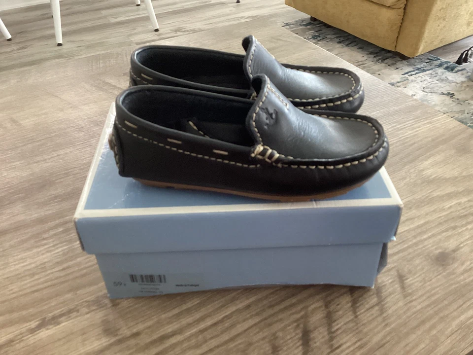 Zapatos Mocasín Jacadi Paris Niño Pequeño Soprano Marino Talla 8.5 (Euro Talla 25) Foto 3 de 4
