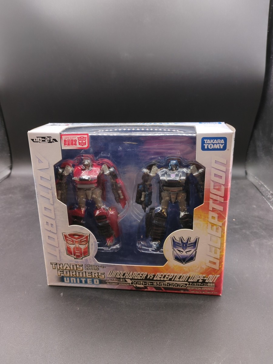 Transformers United UN-27 Windcharger Vs Decepticon Wipeout Takara