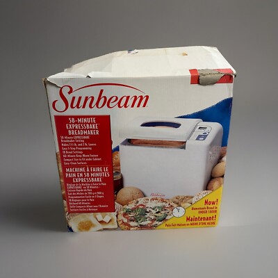 SUNBEAM 2lb EXPRESSBAKE  BREADMAKER BREAD MACHINE 5833