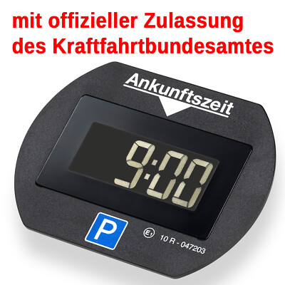 Needit Park Lite elektronische Parkscheibe digitale Parkuhr schwarz Zulassung