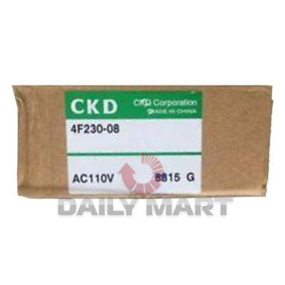 New In Box CKD 4F230-08 Solenoid Valve  AC110V
