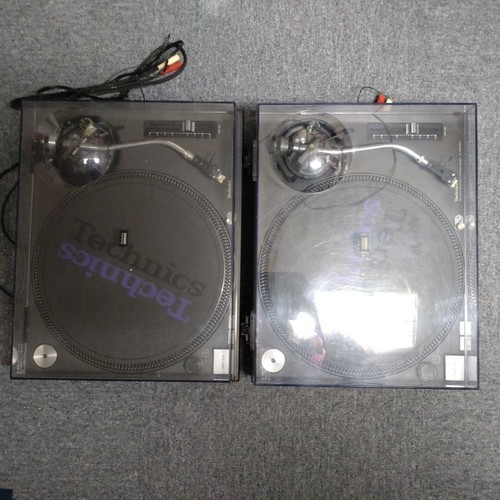 Technics SL1200MK3 2 Turntable Pair Black Direct Drive Dj Player 100V