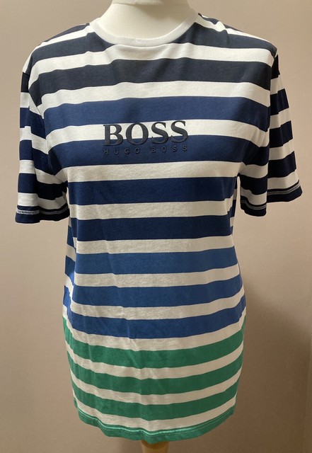 hugo boss navy blue t shirt