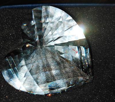 Swarovski SCS Crystal Heart Flashes Sparkling Heart 656680 Damaged