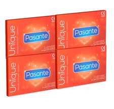 12 KONDOME Pasante UNIQUE Latexfreie Präservative extra dünn nur 0,015 mm !!!