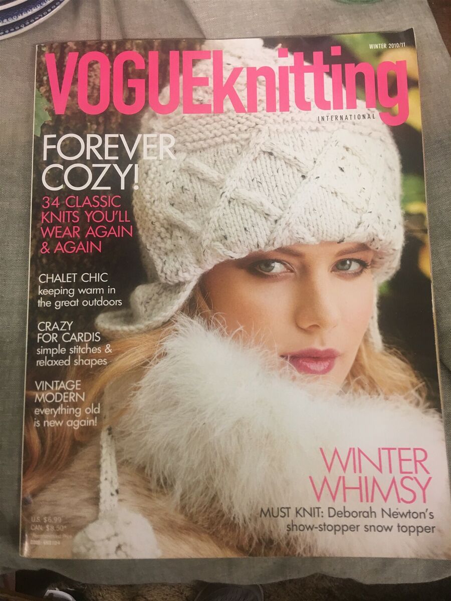 ЖУРНАЛ VOGUE KNITTING LATE WINTER Vogue Knitting где в городе продается журнал?