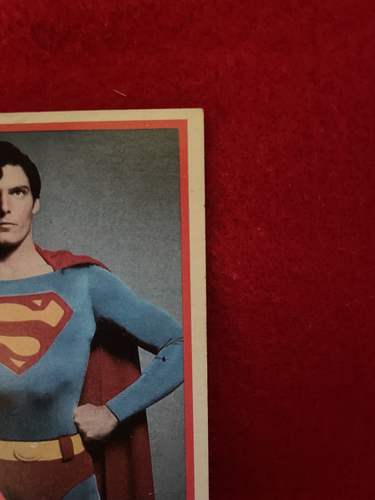 1978 Topps Superman The Movie Christopher Reeve as Man of Steel #1 11bd - Picture 5 of 6
