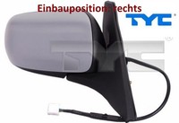 TYC 320-0003 AußEnspiegel Rechts Spiegel AußEn FüR Mazda