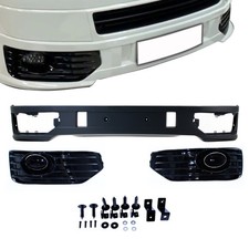 Cup Frontspoiler Lippe schwarz matt passend für VW T5 Facelift Bj. 2009-2015