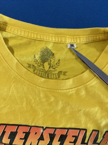 Hustle Gang T-Shirt Uomo XXXL Giallo Interstellar Hustle Space Saga Orso - Foto 3 di 7