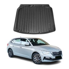 Kofferraumwanne Laderaumwanne für Skoda Scala 2019-2026 Gummi TPE Schwarz