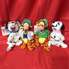 Disney Beanbag Plush Lot Tigger  s, Lucky and Jewel