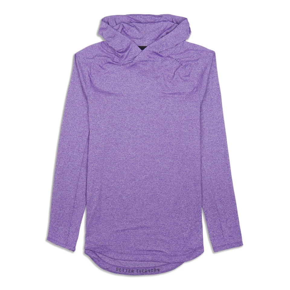 Sudadera con capucha informal para hombre lululemon talla XS púrpura