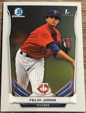 2014 Bowman Chrome - Prospects #BCP96 Felix Jorge  Minnesota Twins First Bowman