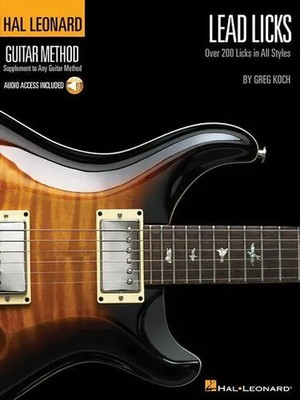Lead Licks - Hal Leonard Guitar Method (Book/Online Audio) | Greg Koch | Buch