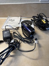 Sony Handycam DCR-SX44 With Battery Charger and Manual Tested And Works Great 