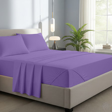 Image of 100% Egyptian Cotton Fitted Sheet 40CM Extra Deep 400 Thread Count | All Sizes