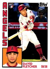 2019 Topps #84R-DF David Fletcher 1984 Topps Baseball 35th Anniversary Rookies