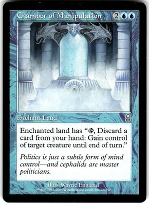Chamber of Manipulation 76 Odyssey ODY U MTG Magic The Gathering U MP
