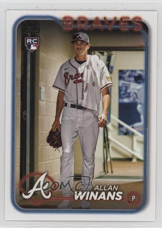2024 Topps Series 2 Golden Mirror Image Variation Allan Winans #494 Rookie RC