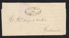 GUATEMALA STAGECOACH STAMPLESS LETTER COVER 1880s MOORHOUSE CERTIFICATE RARE
