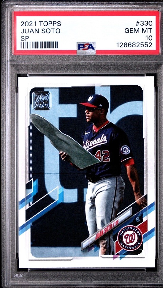2021 Topps #330 Juan Soto PSA 10 SP Image Variation B1